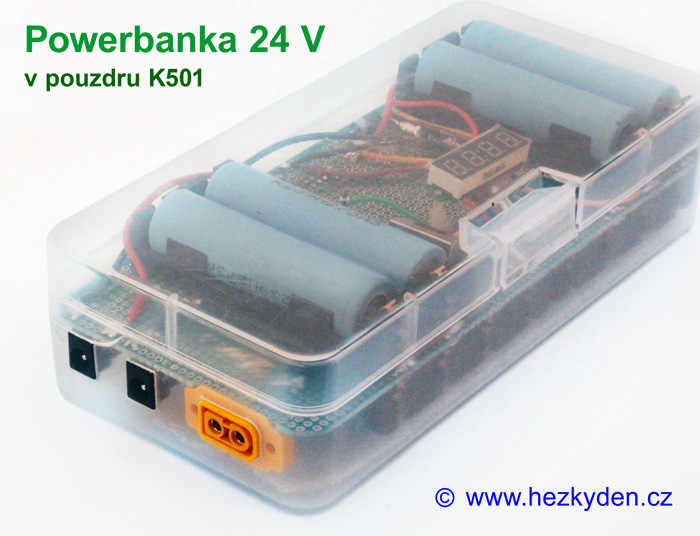 Powerbanka 24V 6Ah